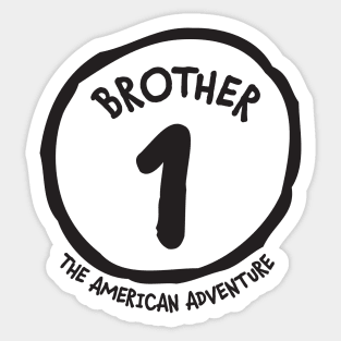 Brother 1 - American Adventure Sticker